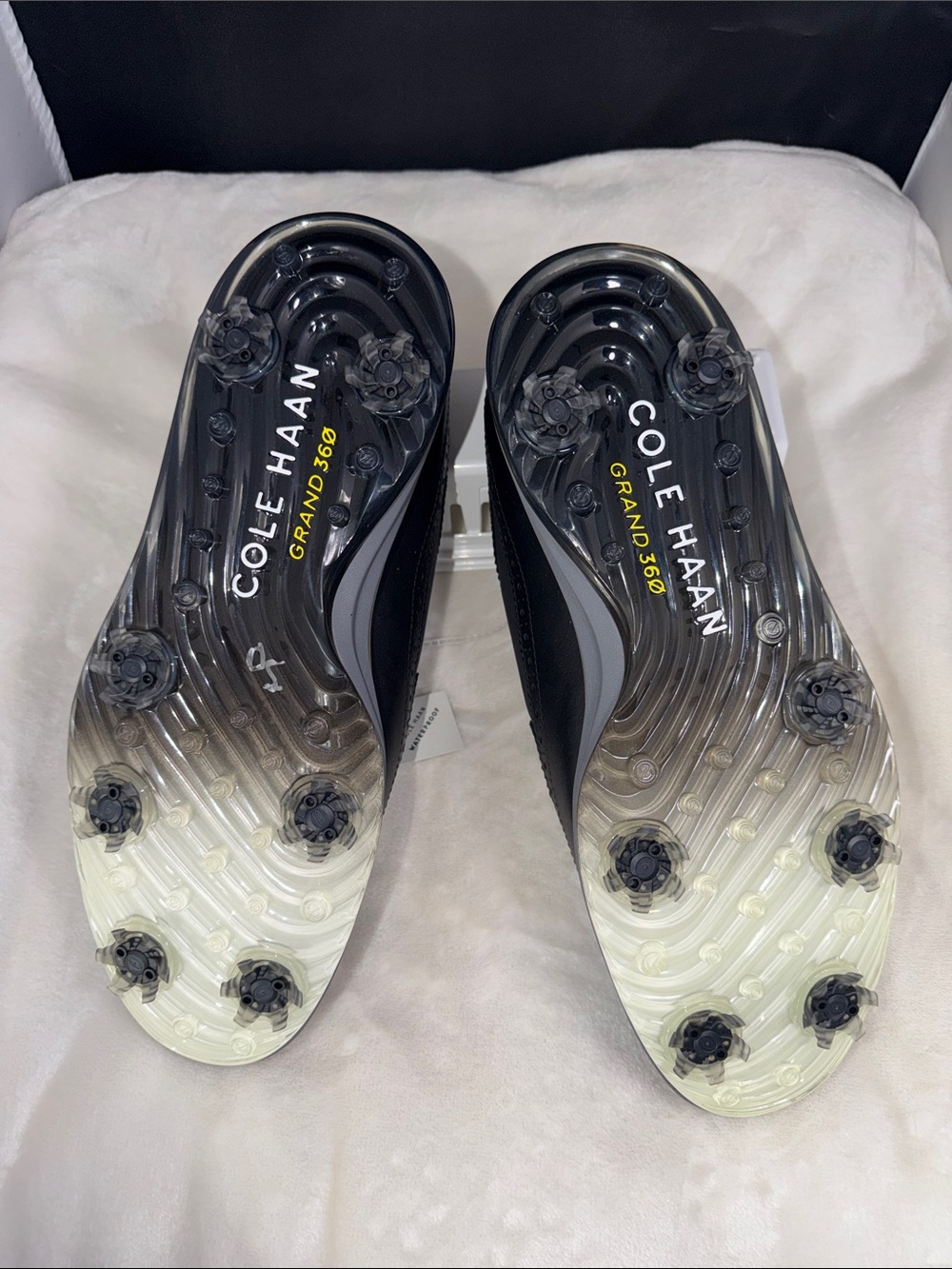 Cole Haan OriginalGrand Golf Waterproof Wingtip Shoes Men’s 10.5 Black Grand.360 - Picture 6 of 8